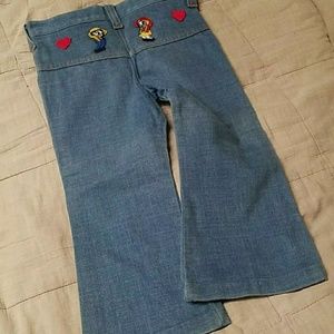 Vintage denim bellbottoms